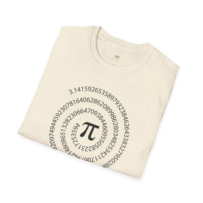 Pi Day Unisex Softstyle T-Shirt, Math Geek Gift, Irrationally Awesome 