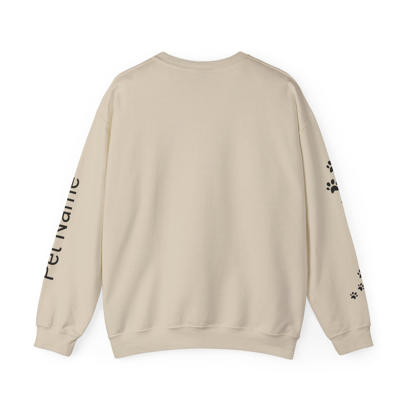 Shih Tzu Dog Lover Sweatshirt, Pet's Name Personalized Gift Idea, Frenchie Dog Owner Apparel, Custom Dog Paw Print Jumper, Comfy Crewneck