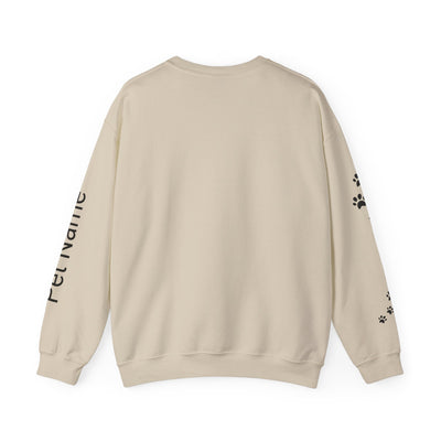 Shih Tzu Dog Lover Sweatshirt, Pet's Name Personalized Gift Idea, Frenchie Dog Owner Apparel, Custom Dog Paw Print Jumper, Comfy Crewneck