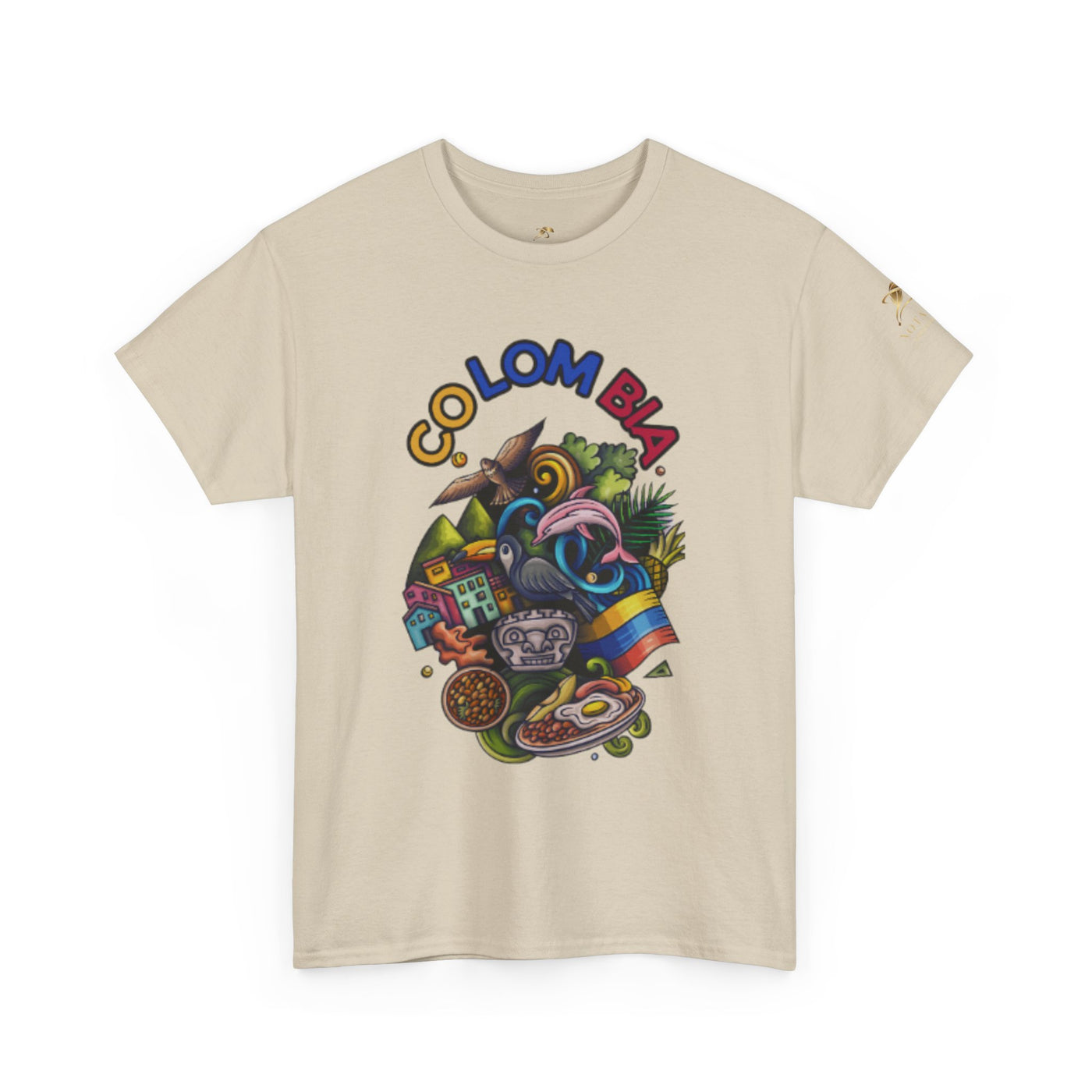 Colorful Unisex Heavy Cotton Tee with Joyful Message, Fun T-Shirt, Casual Wear, Gift for Friends, Summer Vibes, Festival Apparel - NOTALIFY