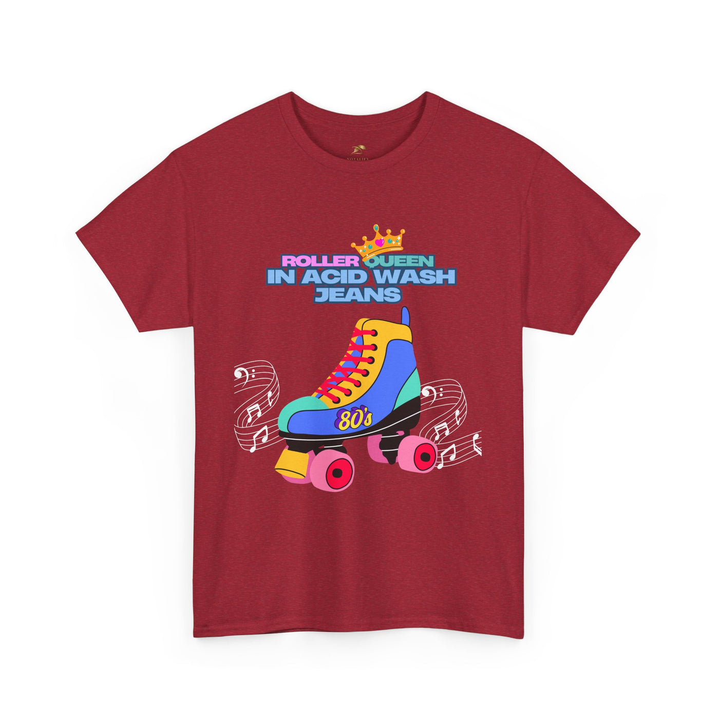 Roller Queen in Acid Wash Tee, Vintage Roller Skating Shirt, Retro 80s Graphic Tee, Unisex Graphic T-Shirt, Roller Derby Shirt, Roller Disco - NOTALIFY