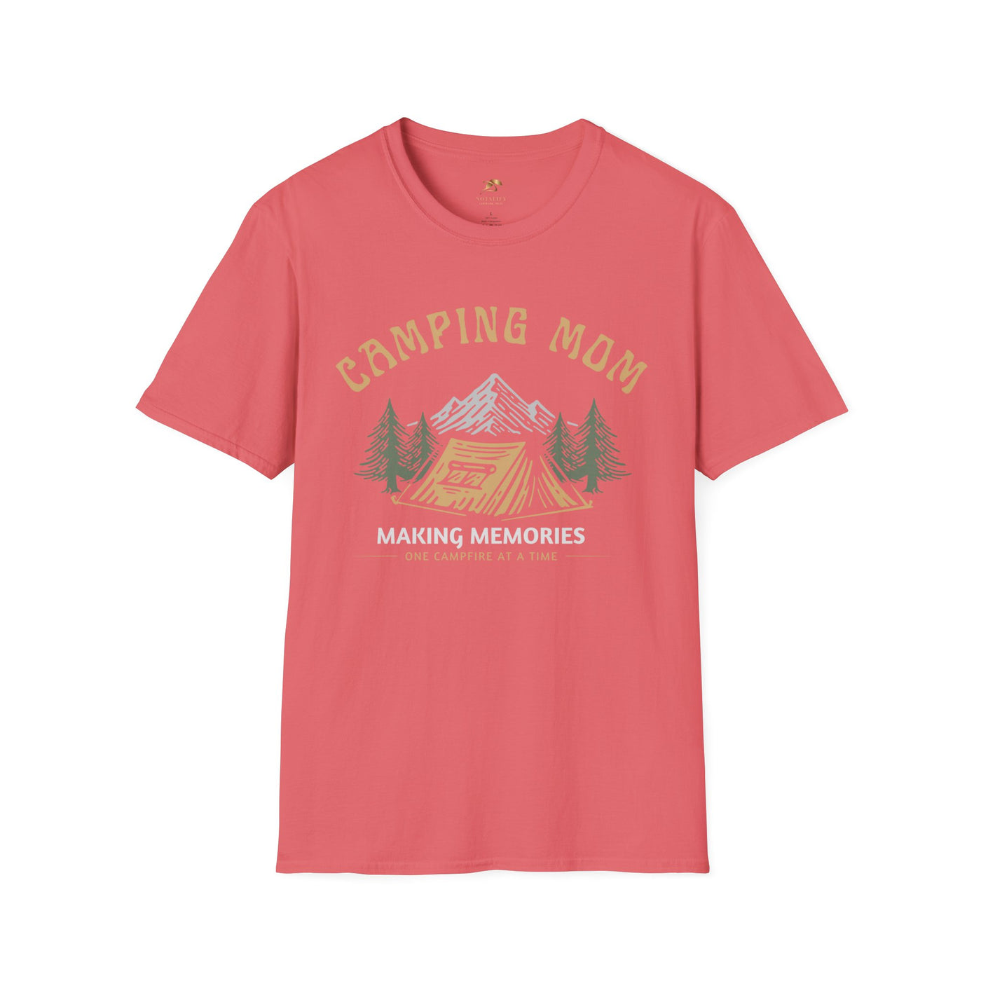 Camping Mom T-Shirt, Campfire Memories Tee, Outdoor Adventure Shirt, N
