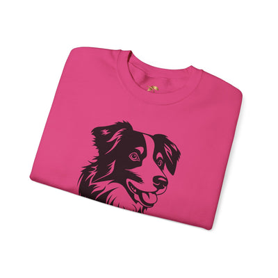 Collie Lover Sweatshirt, Pet's Name Personalized Gift Idea, Collie Dog Owner Apparel, Custom Dog Paw Print Jumper, Comfy Crewneck - NOTALIFY
