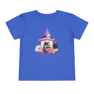 NOTALIFY Halloween Gnome Toddler TEE 1| Cute Fall Tee with Pumpkin | Soft Cotton Short Sleeve | Spooky Autumn Outfit for Kids