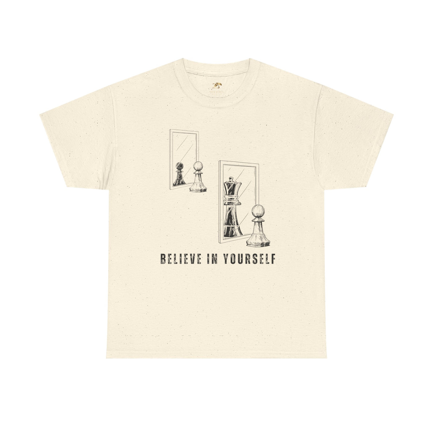 Believe in Yourself. Chess Pawn to King Reflection Tee | Inspirational Self-Esteem Tee | Motivational Shirt | Growth Mindset Gift | Unisex