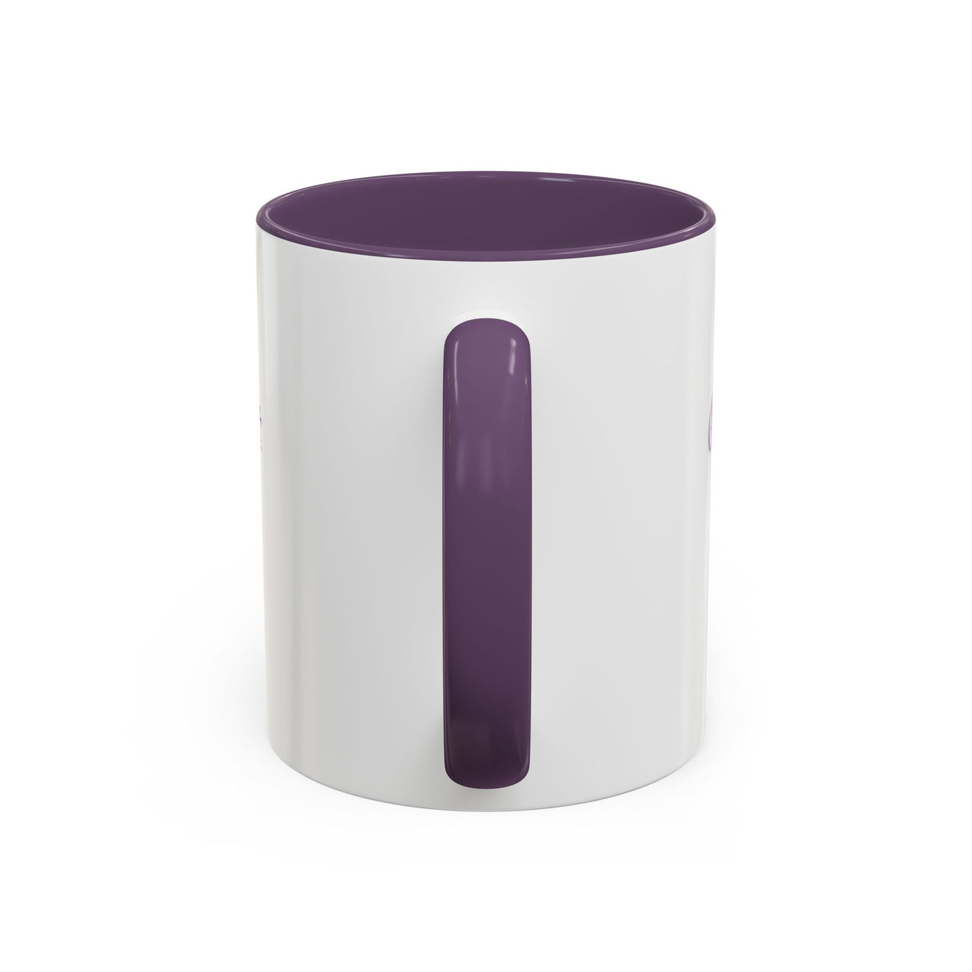 Inspirational Butterfly Coffee Mug with purple accents on handle and inside, perfect for motivation and gifting.