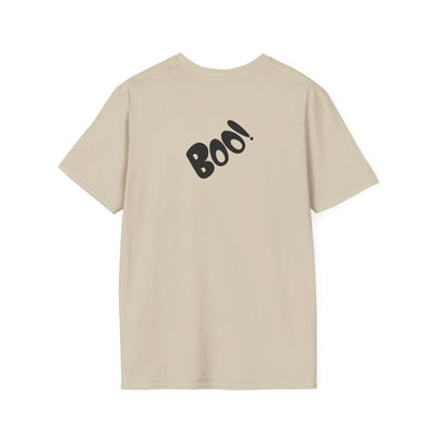 NOTALIFY Just Here for the Boo Dog Halloween TEE | Cute Puppy Costume | Soft Cotton | Fun Fall Outfit for Kids & Adults