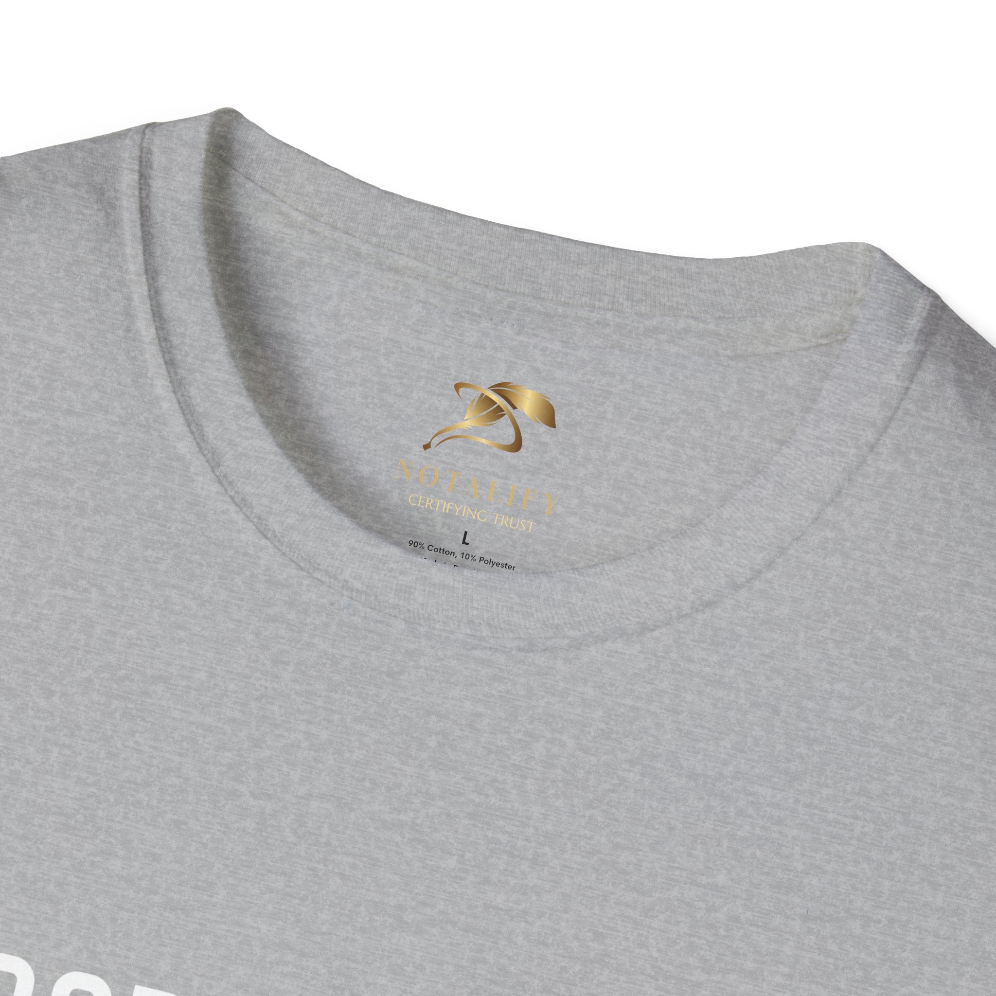 Unisex softstyle patriotic party T-shirt for 4th of July celebrations, in grey, featuring seamless design and durable 100% cotton.