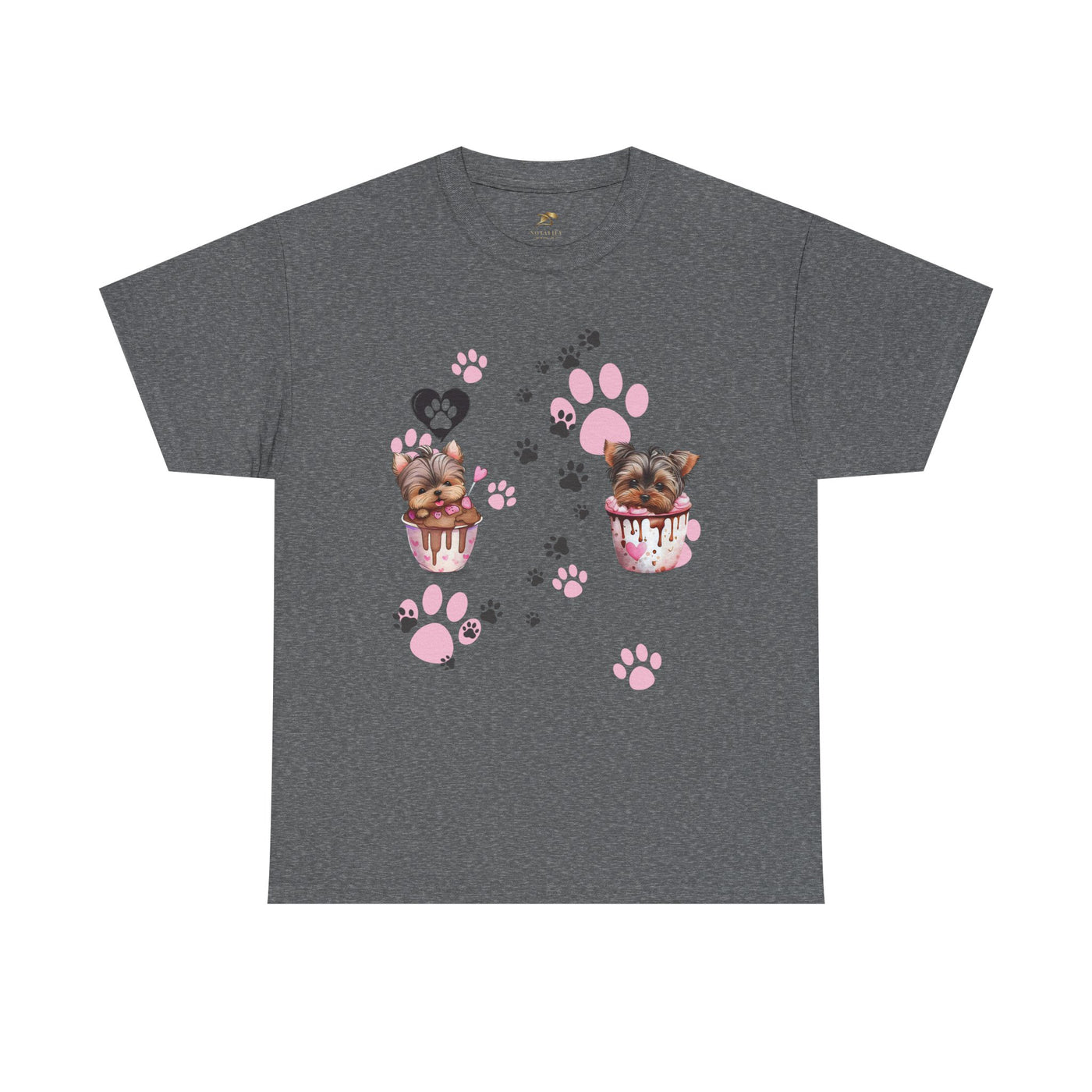 Pet Lover Unisex Heavy Cotton Tee, Love My Pet Shirt, Dog Cat Owner Gift, Animal Lover Apparel, Customized Pet Tee - NOTALIFY