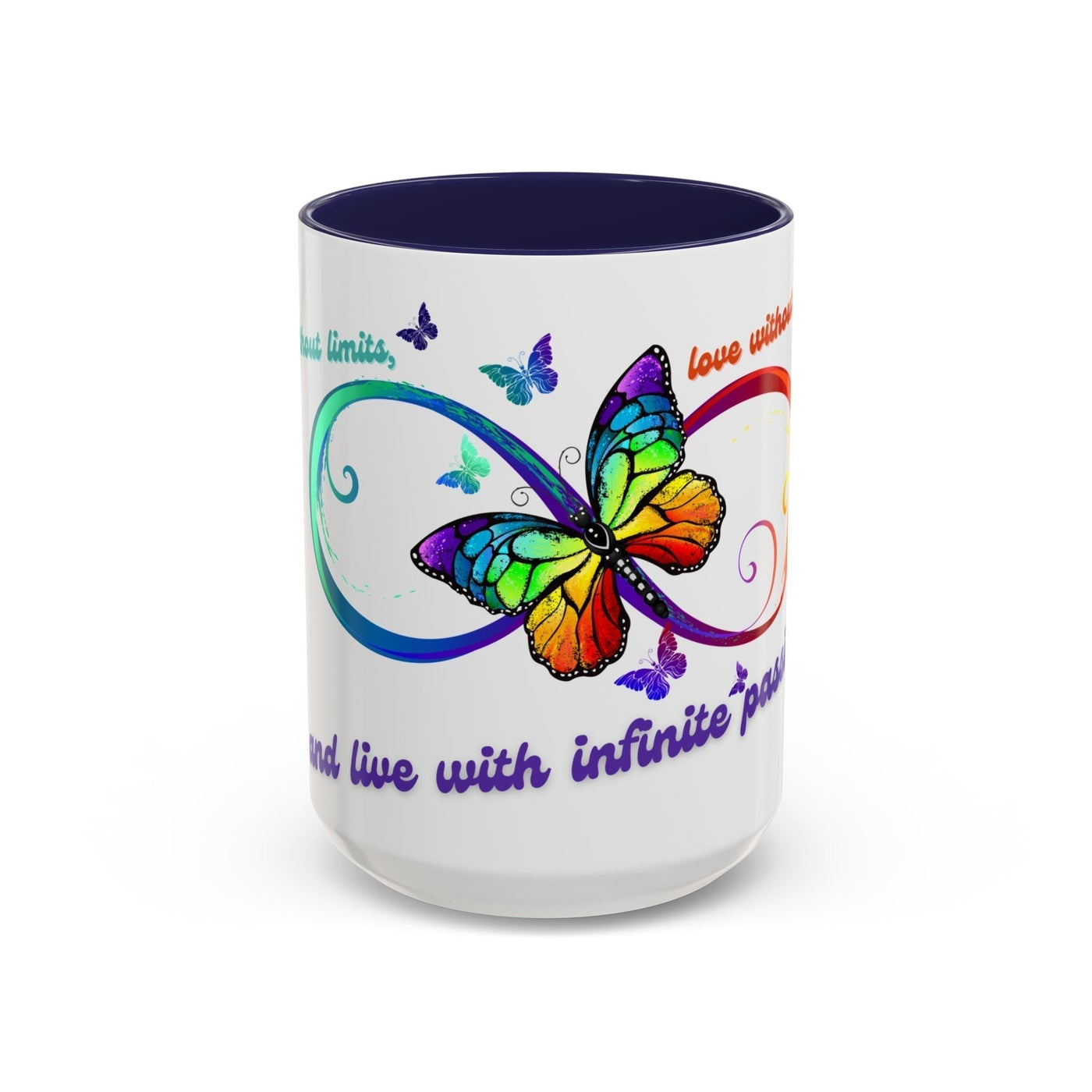 Show your drive with our "Live with Infinite Passion" tee and mug—idea