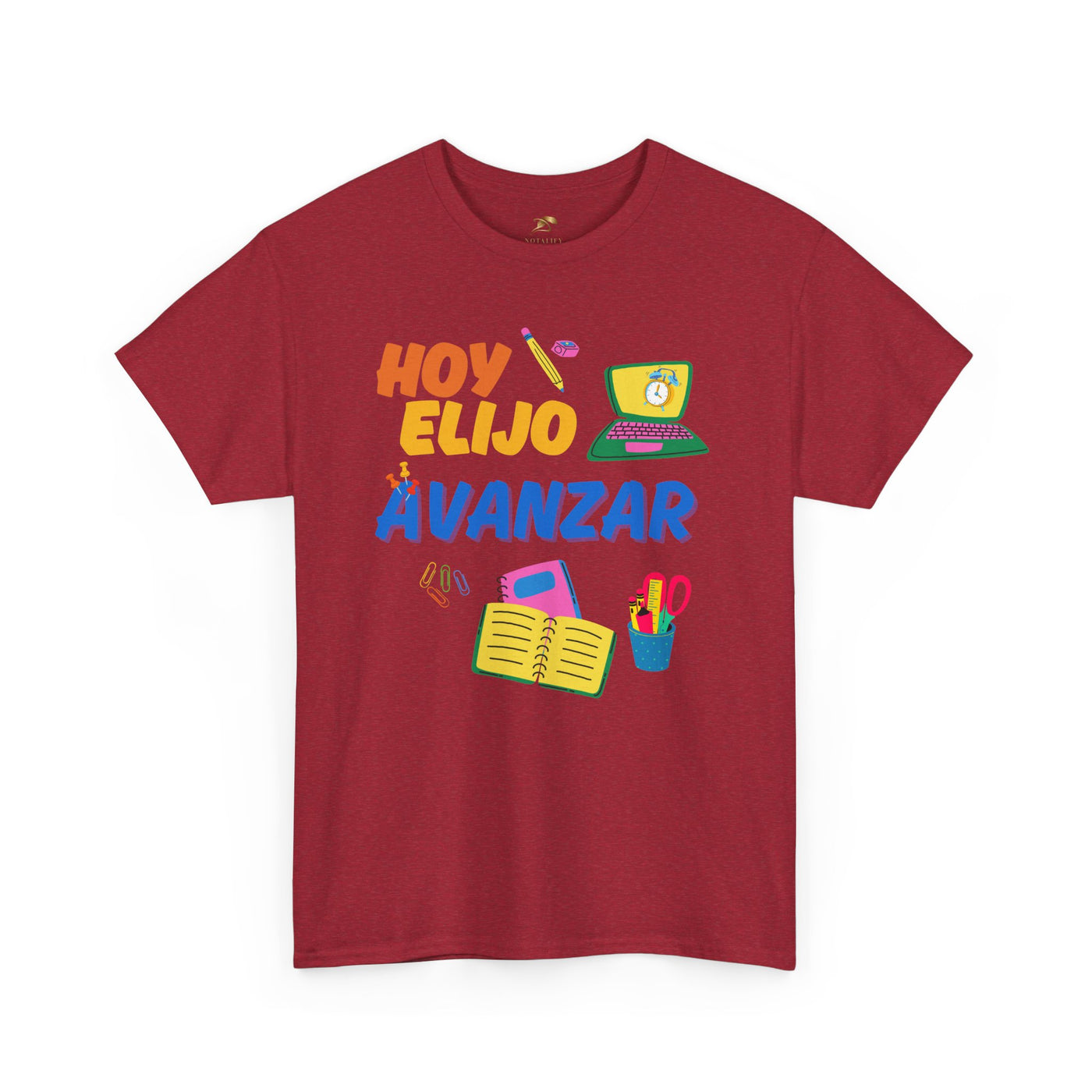 Hoy Elijo Avanzar Spanish Motivational T-Shirt | Back to School Teacher Tee | Growth Mindset Shirt | Spanish Student Gift | Unisex Tee