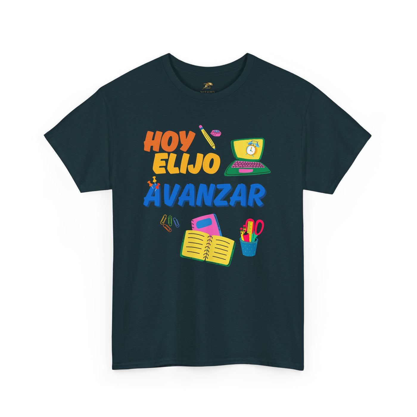 Hoy Elijo Avanzar Spanish Motivational T-Shirt | Back to School Teacher Tee | Growth Mindset Shirt | Spanish Student Gift | Unisex Tee