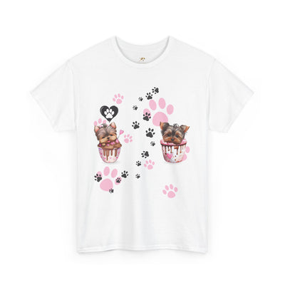 Pet Lover Unisex Heavy Cotton Tee, Love My Pet Shirt, Dog Cat Owner Gift, Animal Lover Apparel, Customized Pet Tee - NOTALIFY