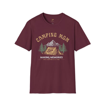 Camping Mom T-Shirt, Campfire Memories Tee, Outdoor Adventure Shirt, N