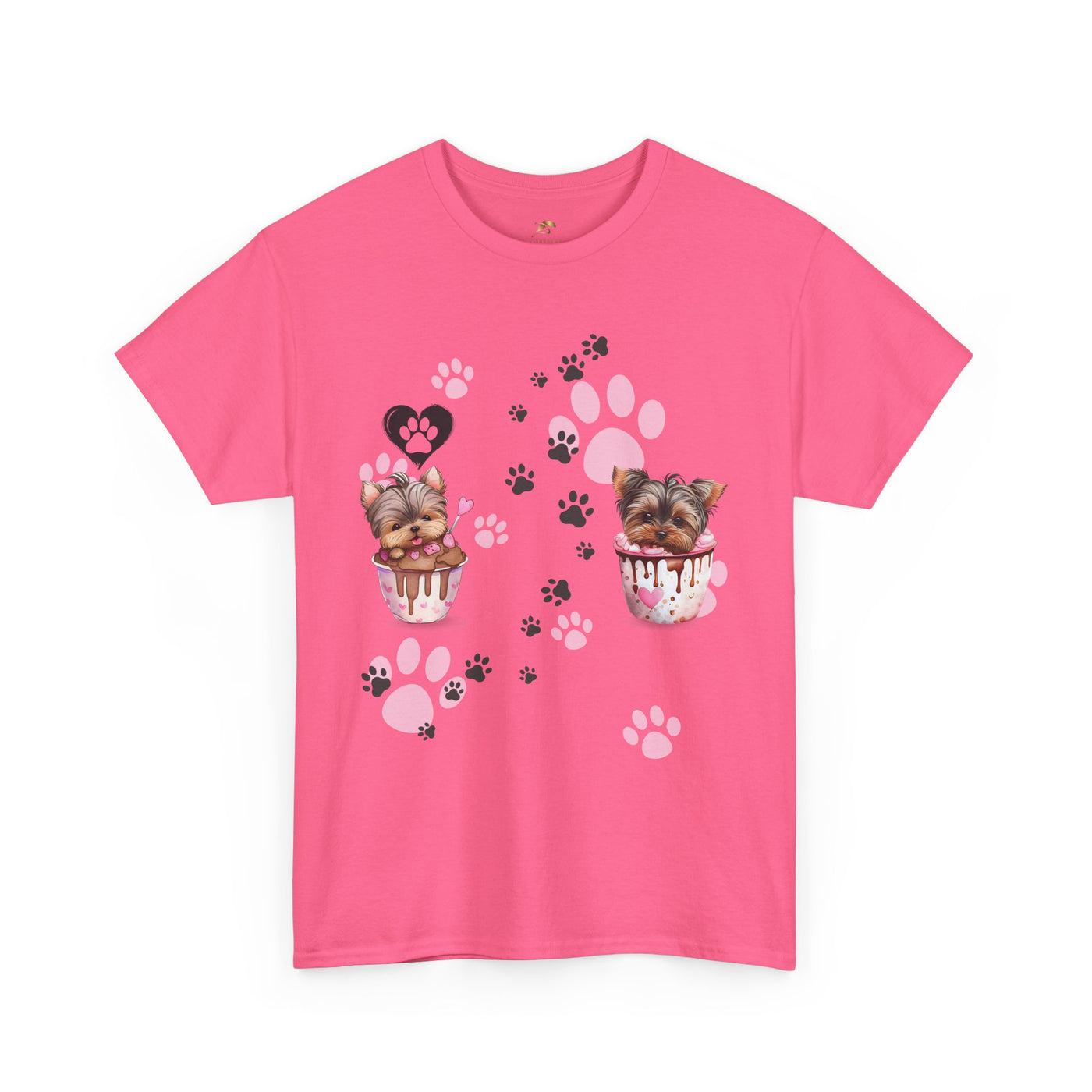 Pet Lover Unisex Heavy Cotton Tee, Love My Pet Shirt, Dog Cat Owner Gift, Animal Lover Apparel, Customized Pet Tee - NOTALIFY