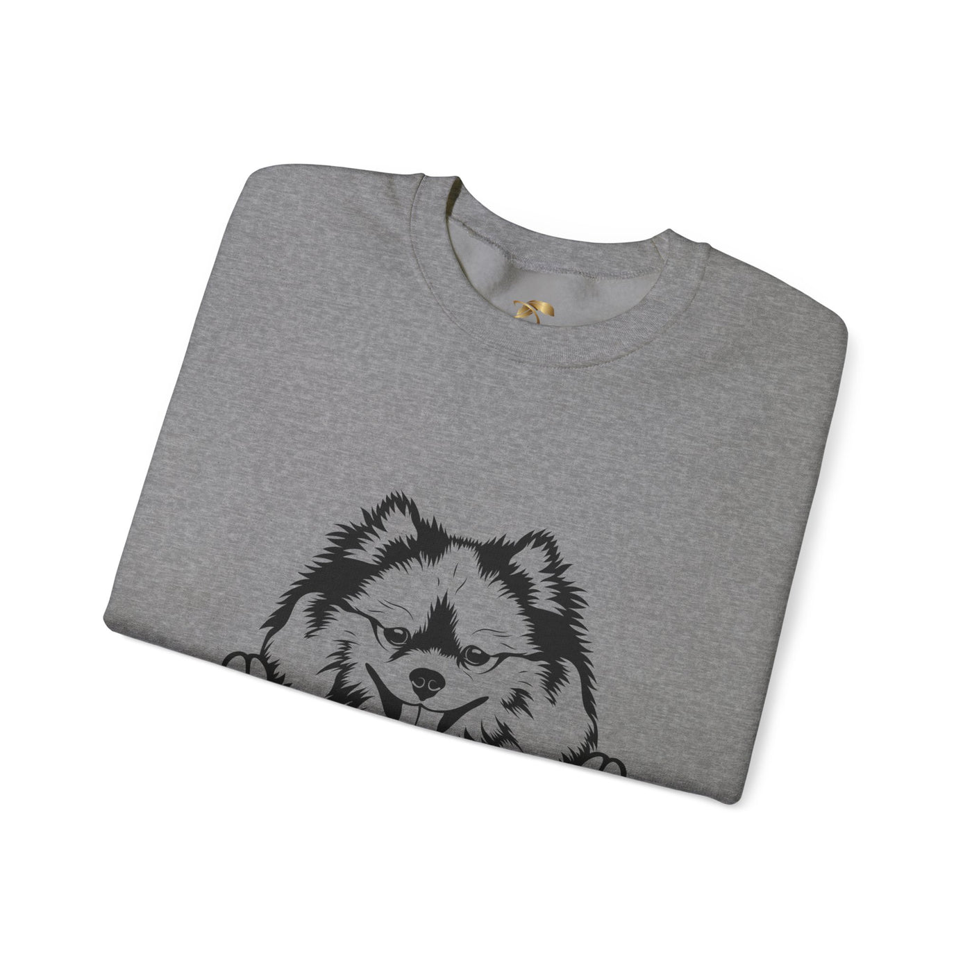 Pomeranian Lover Sweatshirt, Pet's Name Personalized Gift Idea, Pomeranian Dog Owner Apparel, Custom Dog Paw Print Jumper, Comfy Crewneck - NOTALIFY
