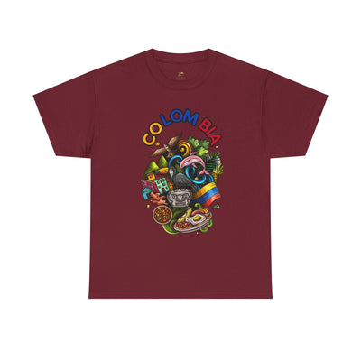 Colorful Unisex Heavy Cotton Tee with Joyful Message, Fun T-Shirt, Casual Wear, Gift for Friends, Summer Vibes, Festival Apparel - NOTALIFY