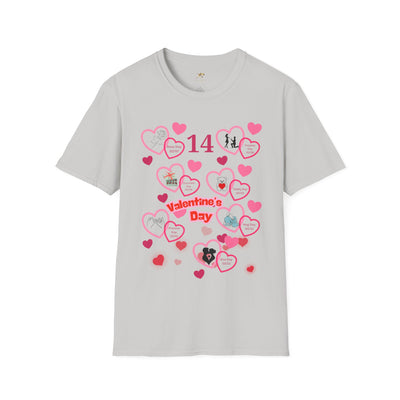 Valentines Week Love Unisex T-Shirt - Kiss Day Proposal Promise Hug Teddy Chocolate Tee Gift for Him - NOTALIFY