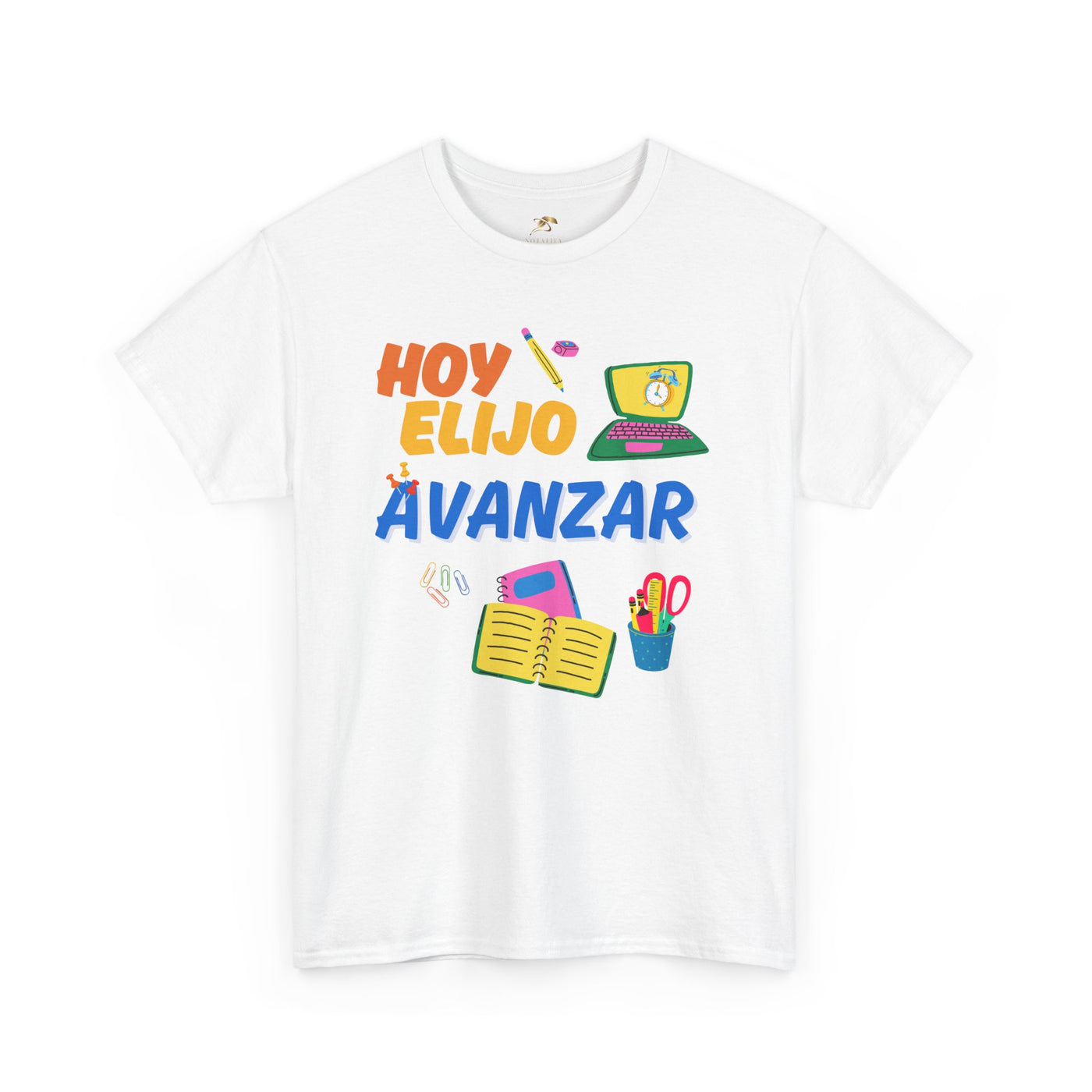 Hoy Elijo Avanzar Spanish Motivational T-Shirt | Back to School Teacher Tee | Growth Mindset Shirt | Spanish Student Gift | Unisex Tee