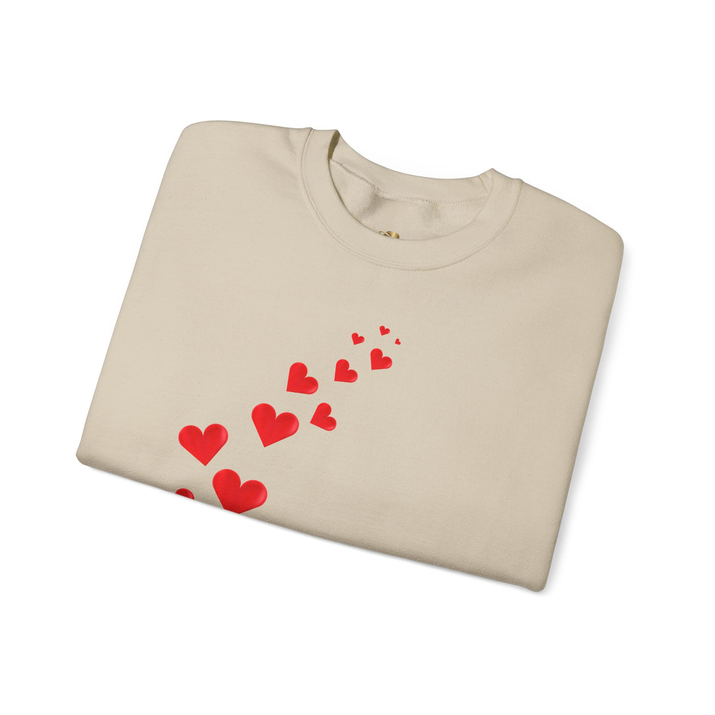 You are Enough Hearts Love Sweatshirt - Unisex Heavy Blend Crewneck, Gift for Him Her, Ultimate Comfort, Every Season, Unisex Sweatshirt - NOTALIFY