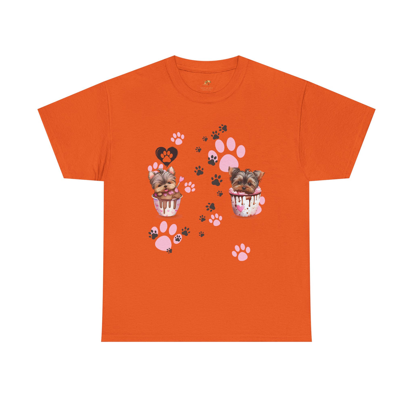 Pet Lover Unisex Heavy Cotton Tee, Love My Pet Shirt, Dog Cat Owner Gift, Animal Lover Apparel, Customized Pet Tee - NOTALIFY