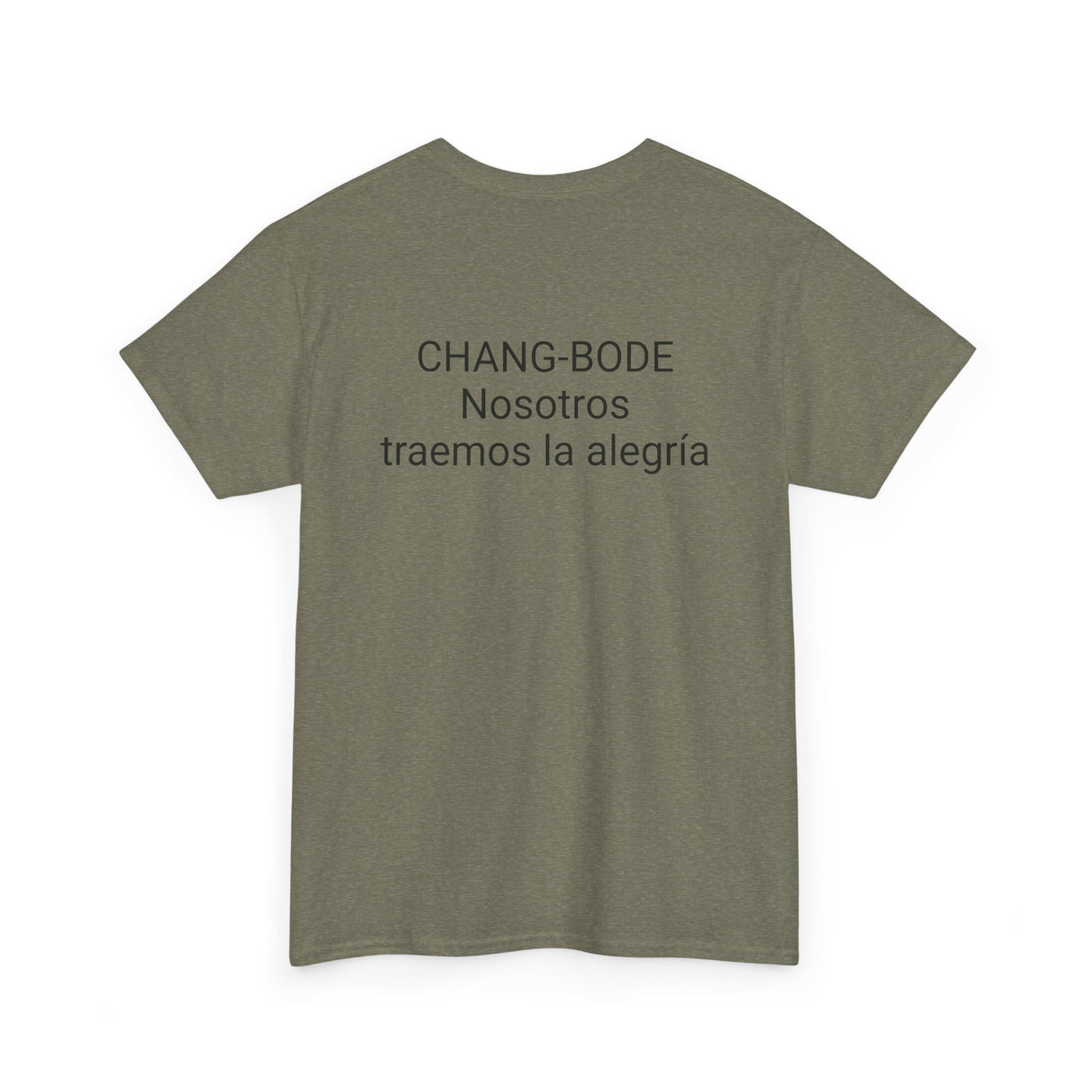Colorful Unisex Heavy Cotton Tee with Joyful Message, Fun T-Shirt, Cas