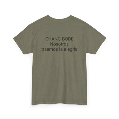 Colorful Unisex Heavy Cotton Tee with Joyful Message, Fun T-Shirt, Cas