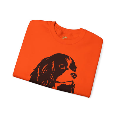 Cocker Spaniel Sweatshirt, Pet's Name Personalized Gift Idea, Cocker Spaniel Dog Owner Apparel, Custom Dog Paw Print Jumper, Comfy Crewneck - NOTALIFY