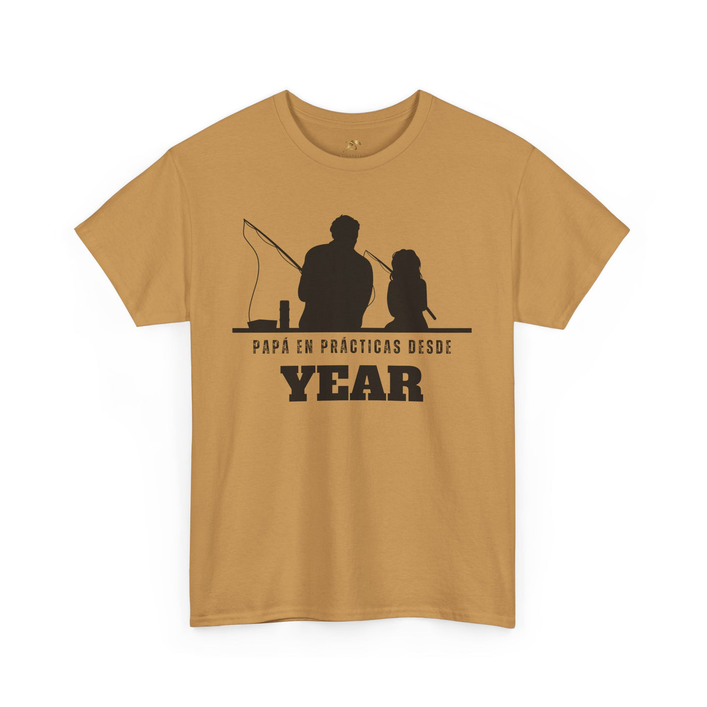 Fishing Dad Shirt | Papá en Prácticas Desde [Year] | Personalized Dad & Son/Daughter Fishing Tee | Fathers Day Gift | Spanish Custom T-Shirt