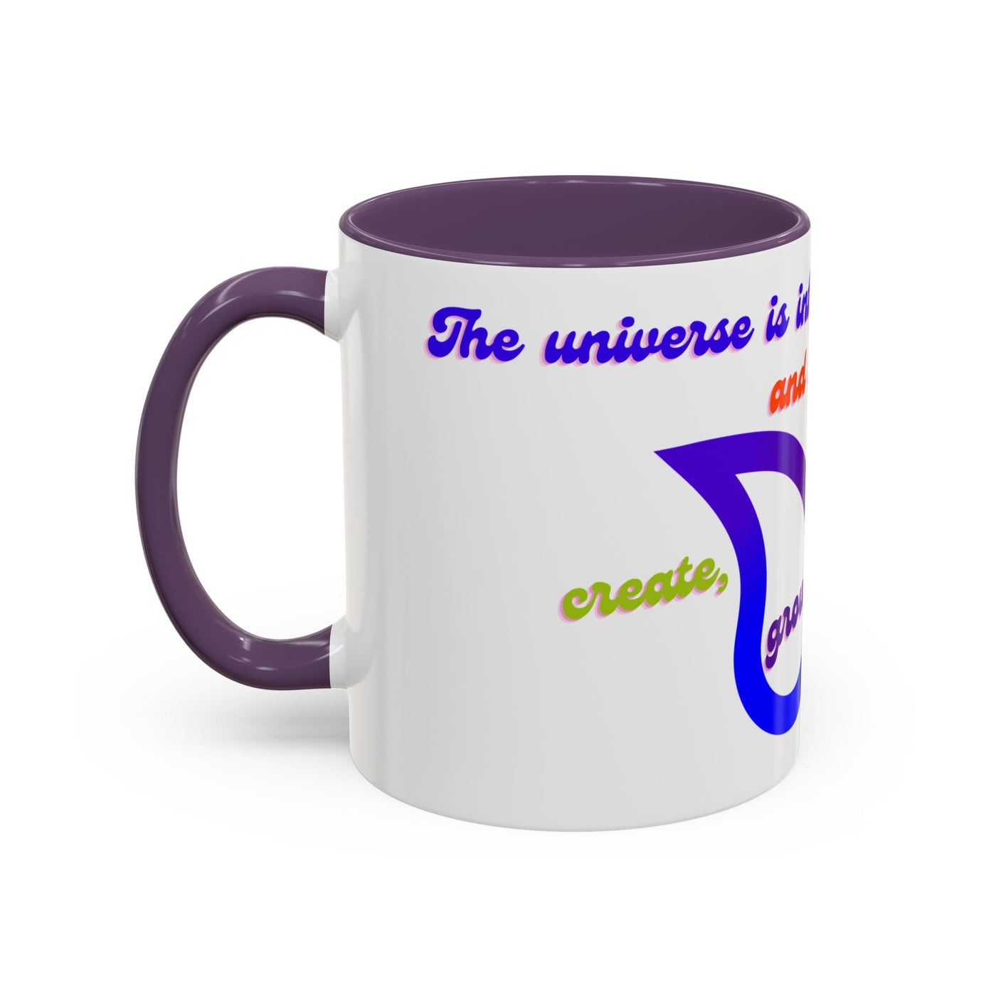 Infinity Butterfly Mug with inspirational universe theme, available in 11oz and 15oz, perfect gift for creatives.