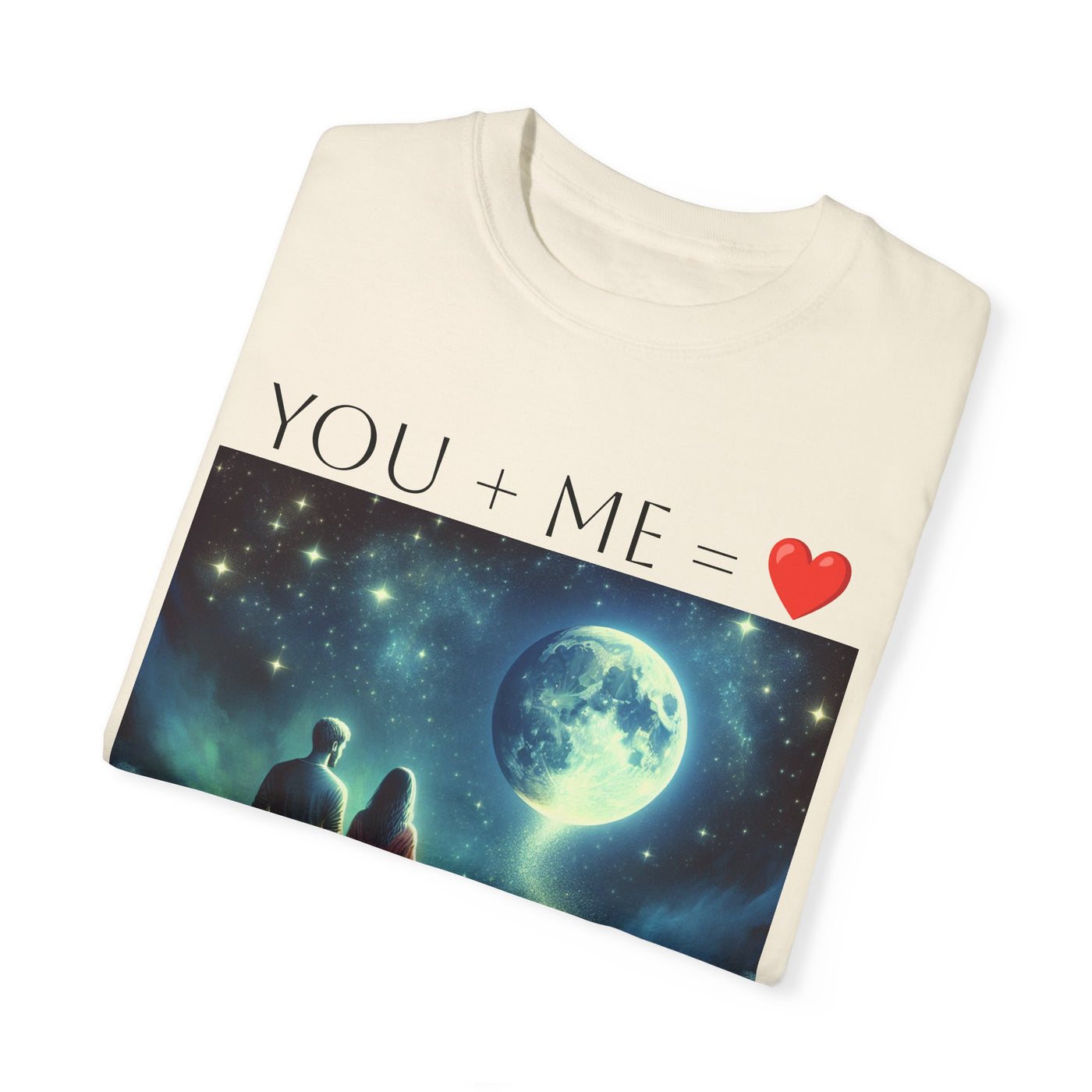 Moon and Back Unisex T-shirt, Celestial Love Tee, Outer Space Shirt, Romantic Gift, Astronomy Top - NOTALIFY