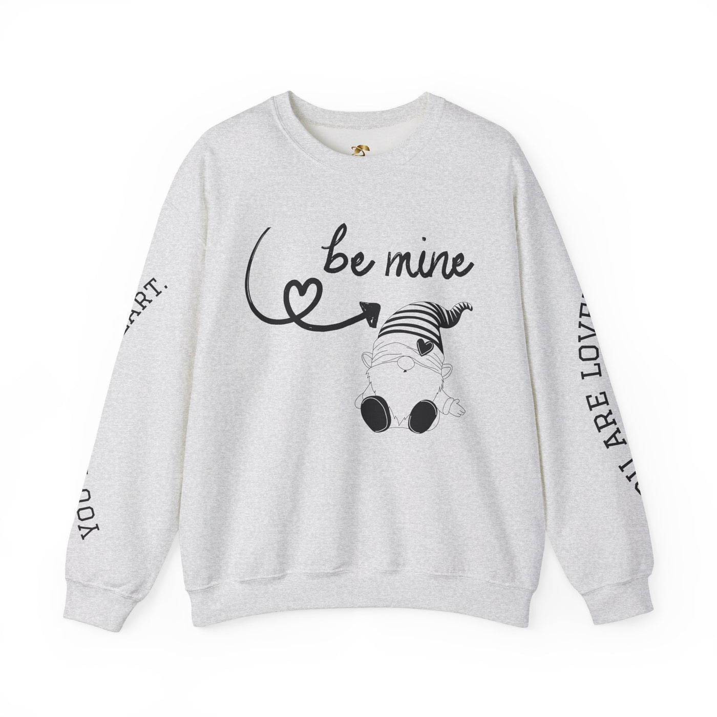 BE MINE Gnome Unisex Sweatshirt, Cozy Crewneck Jumper, Soft Pullover, Gender-Neutral Sweater, Casual Winter Shirt - NOTALIFY