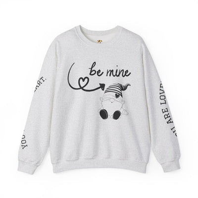 BE MINE Gnome Unisex Sweatshirt, Cozy Crewneck Jumper, Soft Pullover, Gender-Neutral Sweater, Casual Winter Shirt - NOTALIFY