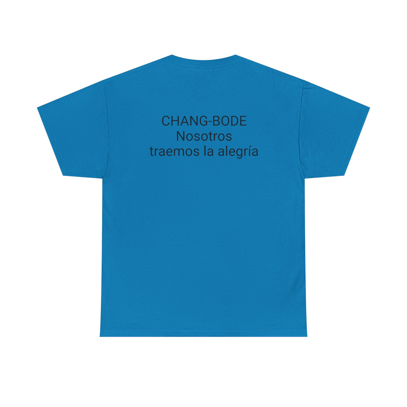 Colorful Unisex Heavy Cotton Tee with Joyful Message, Fun T-Shirt, Cas