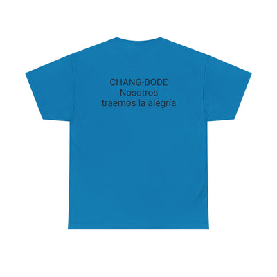 Colorful Unisex Heavy Cotton Tee with Joyful Message, Fun T-Shirt, Cas