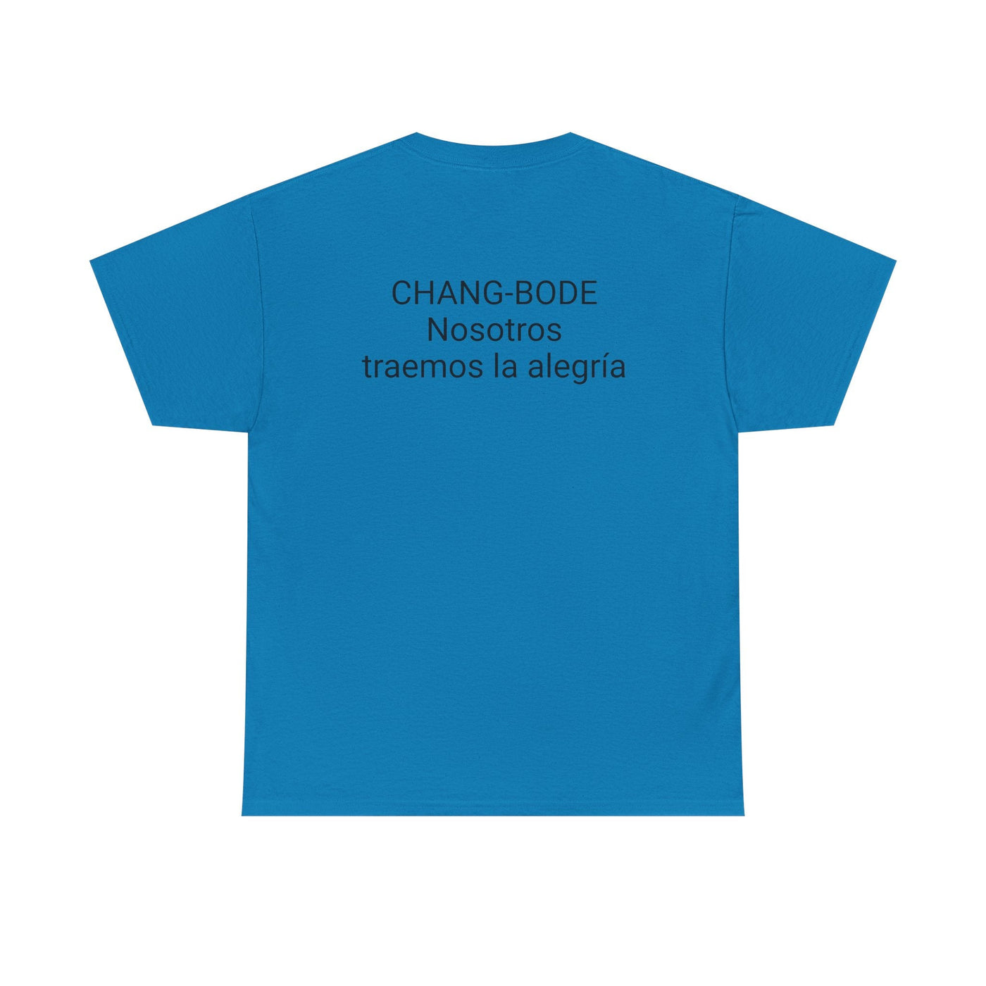Colorful Unisex Heavy Cotton Tee with Joyful Message, Fun T-Shirt, Cas