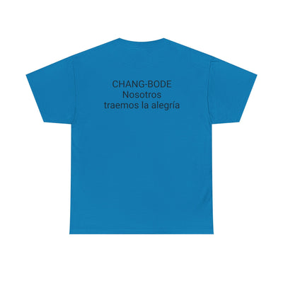 Colorful Unisex Heavy Cotton Tee with Joyful Message, Fun T-Shirt, Cas