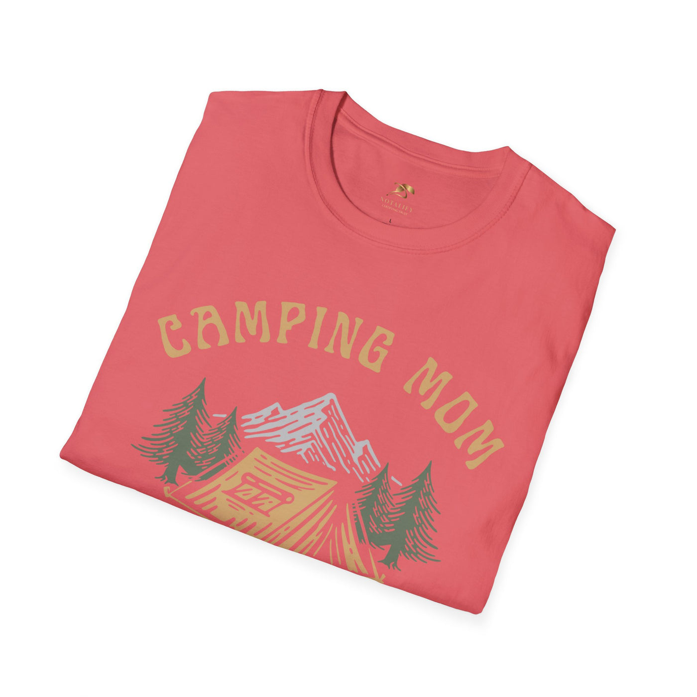 Camping Mom T-Shirt, Campfire Memories Tee, Outdoor Adventure Shirt, Nature Lover Gift, Family Camping Top, Mother's Day, Mom Memories - NOTALIFY