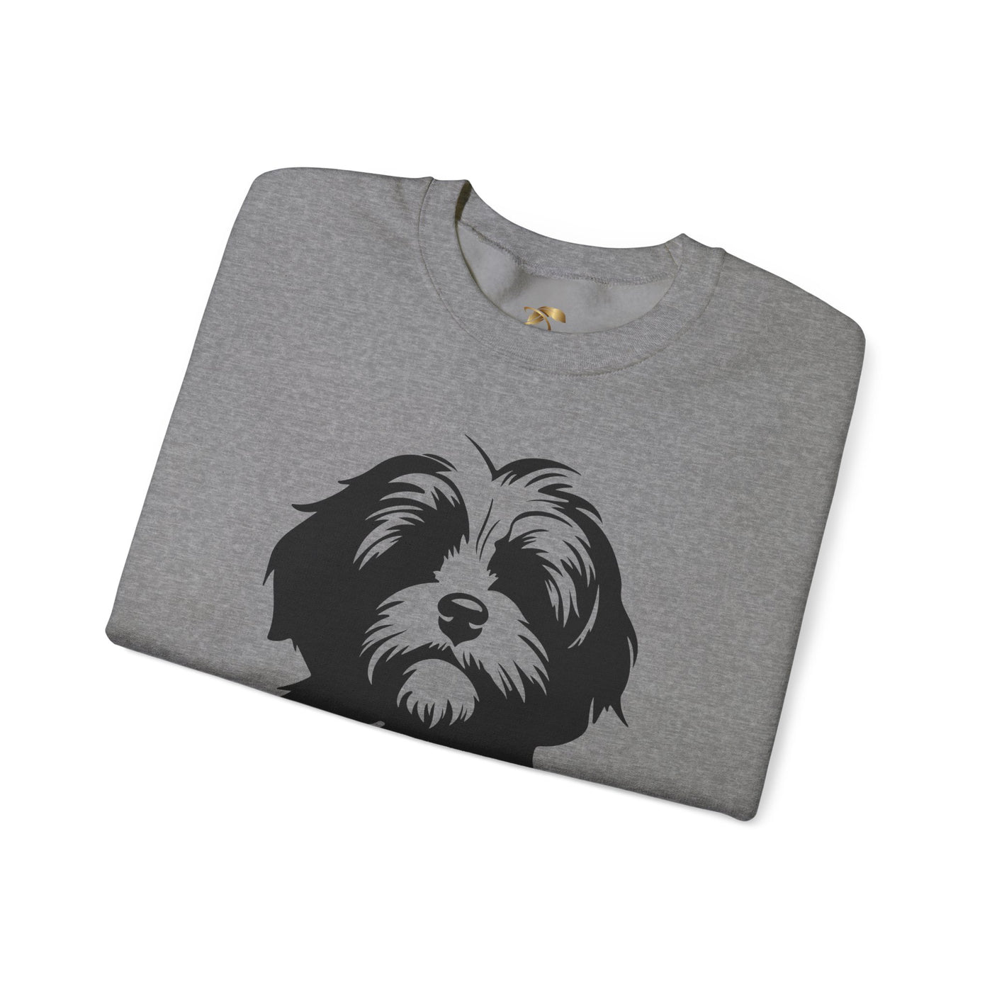 Shih Tzu Dog Lover Sweatshirt, Pet's Name Personalized Gift Idea, Frenchie Dog Owner Apparel, Custom Dog Paw Print Jumper, Comfy Crewneck