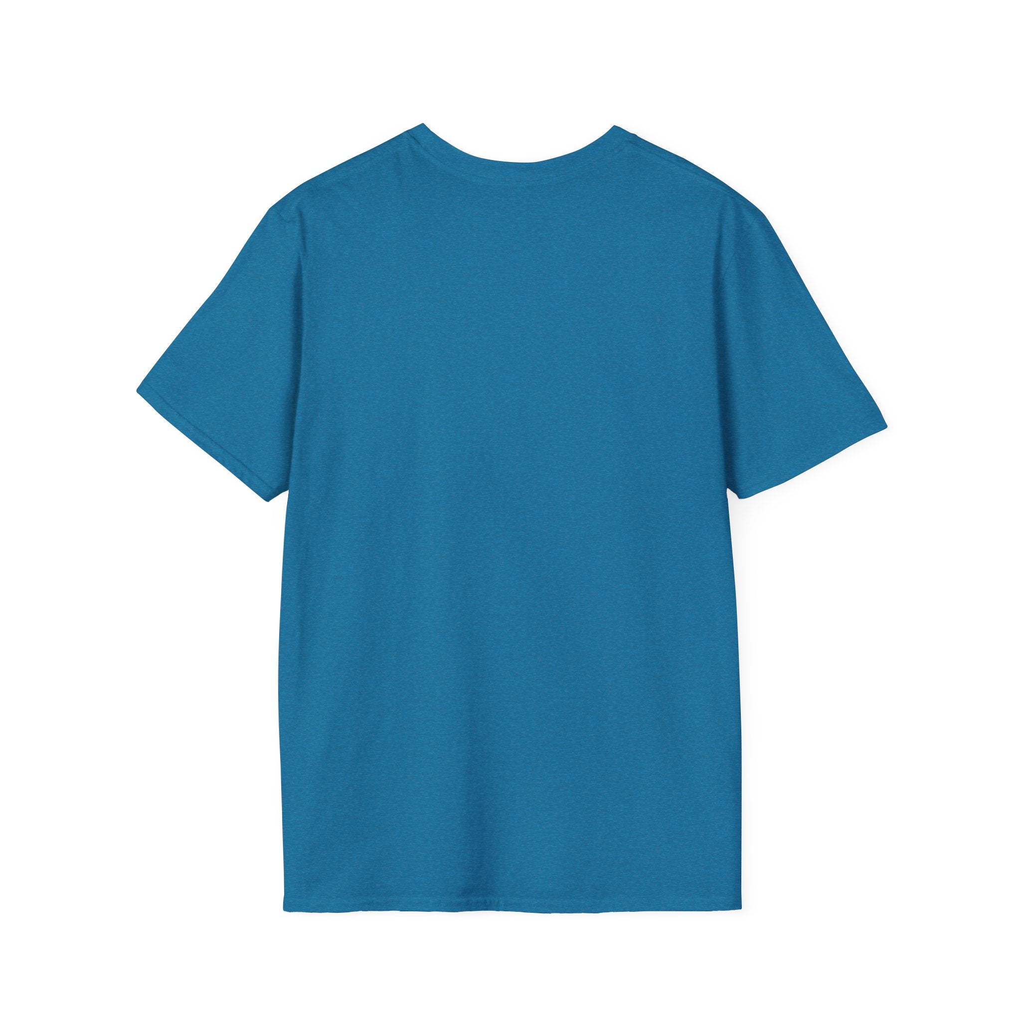 Blue Youth Day Unisex Softstyle T-Shirt with classic fit and crew neckline, made of 100% ring-spun cotton, ideal for International Youth Day celebrations