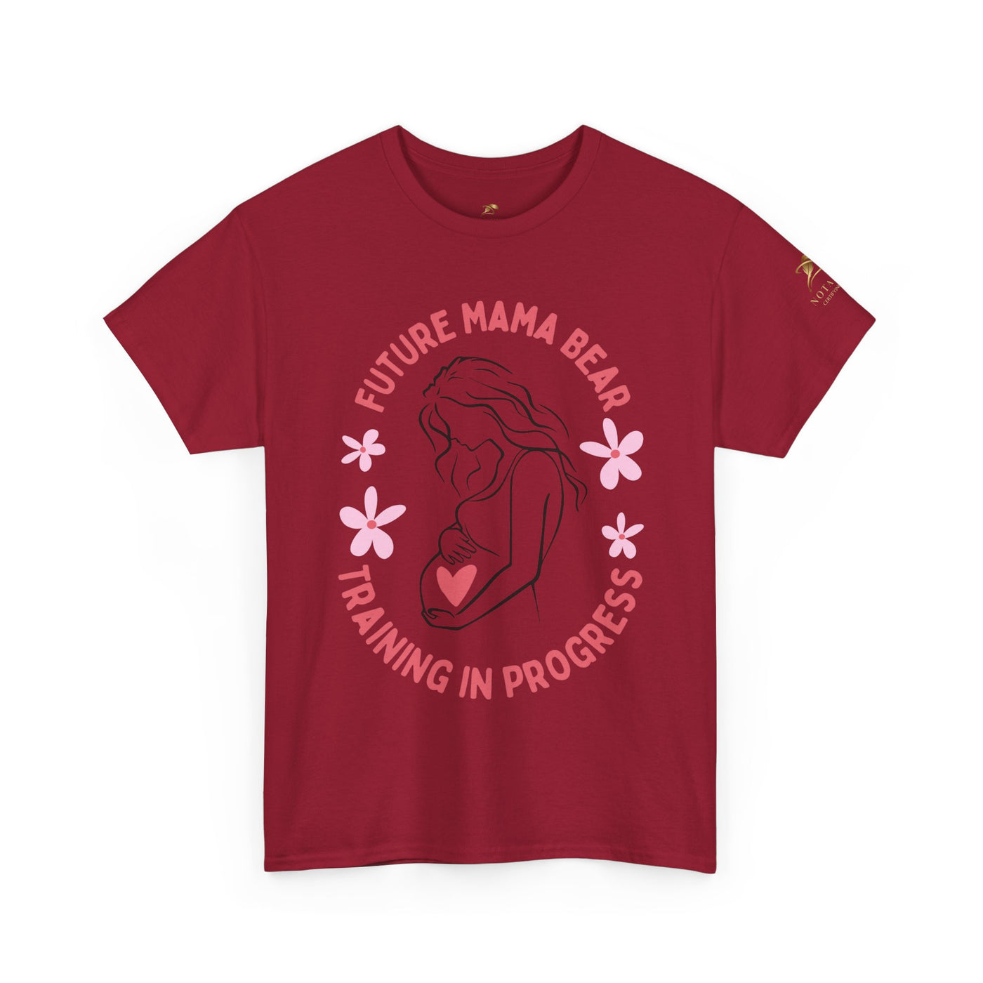 Maternity T-Shirt, Future Mama Bear, Training in Progress, Pregnancy Announcement Shirt, Baby Shower Gift, Gender Reveal Top, Mother's Day - NOTALIFY