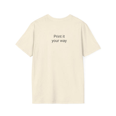 Pi Day Unisex Softstyle T-Shirt, Math Geek Gift, Irrationally Awesome 