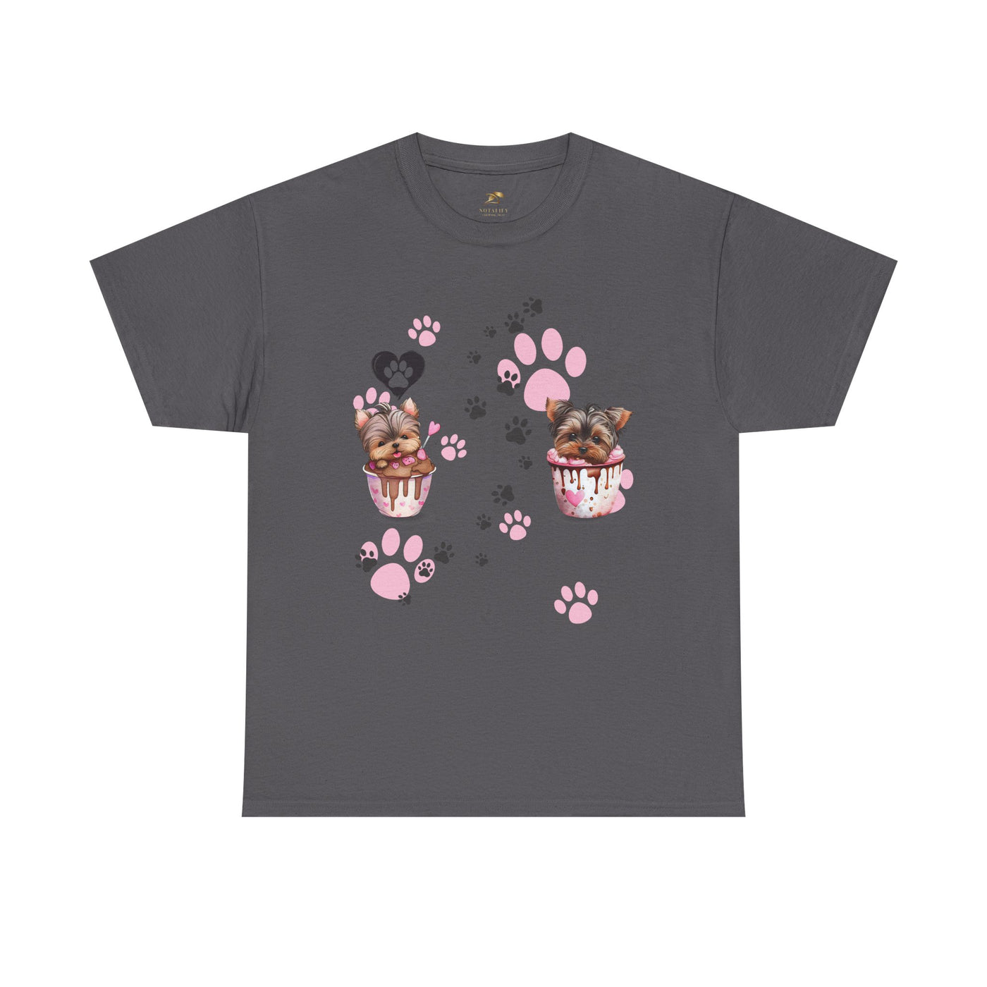 Pet Lover Unisex Heavy Cotton Tee, Love My Pet Shirt, Dog Cat Owner Gift, Animal Lover Apparel, Customized Pet Tee - NOTALIFY