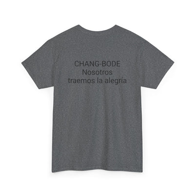 Colorful Unisex Heavy Cotton Tee with Joyful Message, Fun T-Shirt, Cas