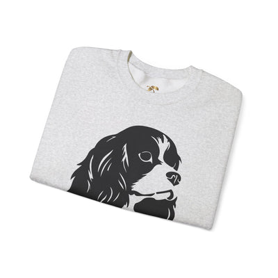 Cocker Spaniel Sweatshirt, Pet's Name Personalized Gift Idea, Cocker Spaniel Dog Owner Apparel, Custom Dog Paw Print Jumper, Comfy Crewneck - NOTALIFY