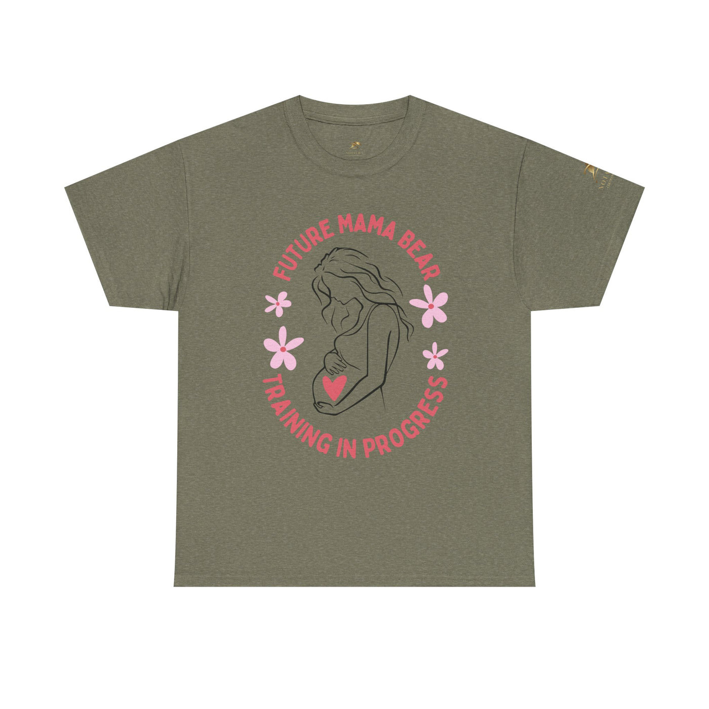 Maternity T-Shirt, Future Mama Bear, Training in Progress, Pregnancy Announcement Shirt, Baby Shower Gift, Gender Reveal Top, Mother's Day - NOTALIFY