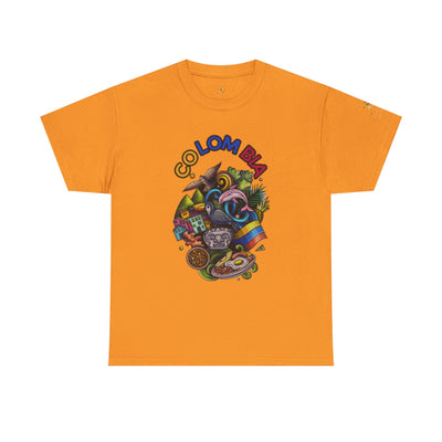 Colorful Unisex Heavy Cotton Tee with Joyful Message, Fun T-Shirt, Casual Wear, Gift for Friends, Summer Vibes, Festival Apparel - NOTALIFY