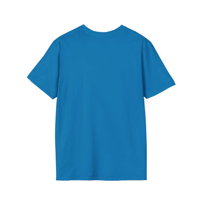 Unisex blue patriotic party T-shirt for Independence Day celebrations, ideal for casual use and BBQs.