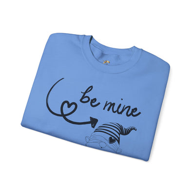 BE MINE Gnome Unisex Sweatshirt, Warm Crewneck Jumper, Comfy Pullover,