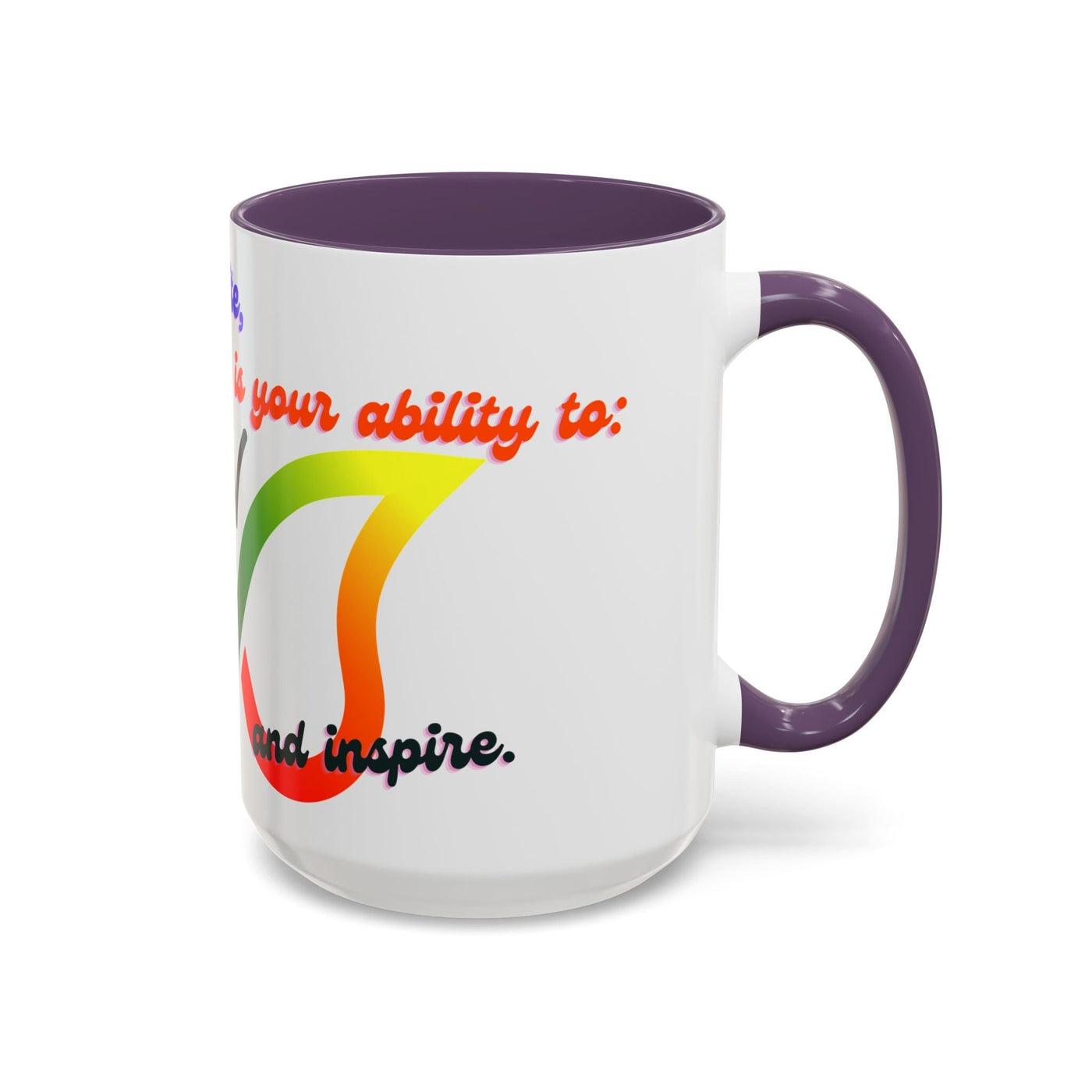 Infinity Butterfly Mug with vibrant design, inspirational coffee cup, 11oz or 15oz, perfect gift for creatives.